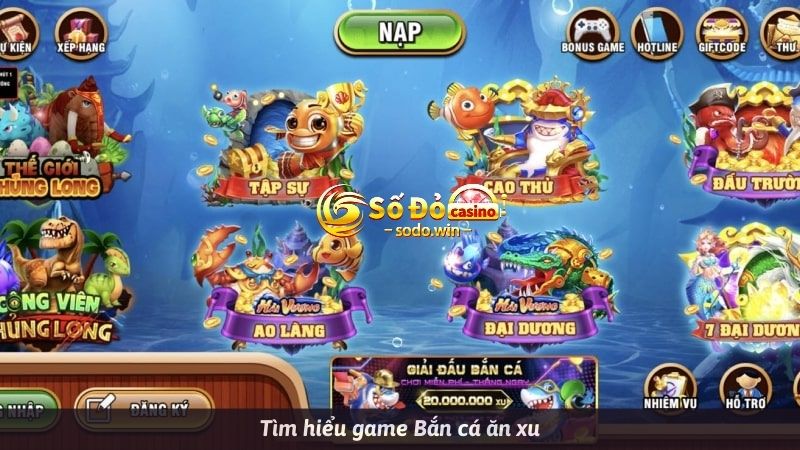 Tìm hiểu game Bắn cá ăn xu