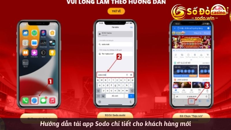 Hướng dẫn tải app Sodo chi tiết cho khách hàng mới